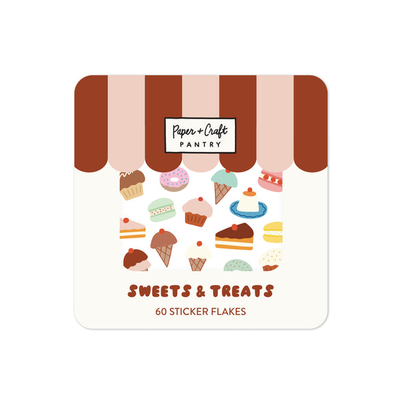 Sweets & Treats Sticker Flakes - Set of 60