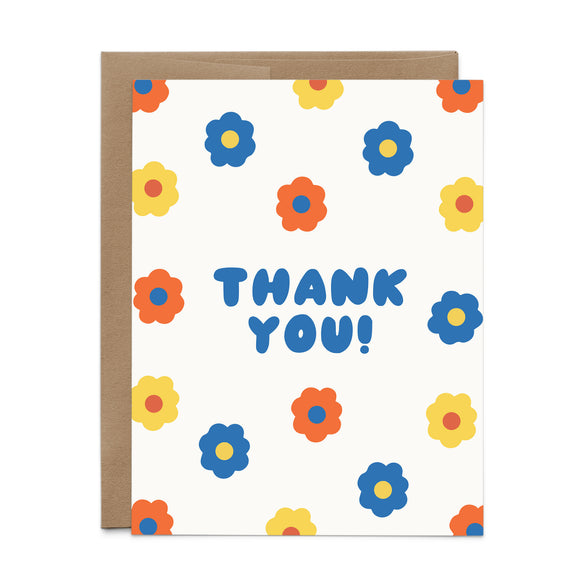 Thank You Flowers Card