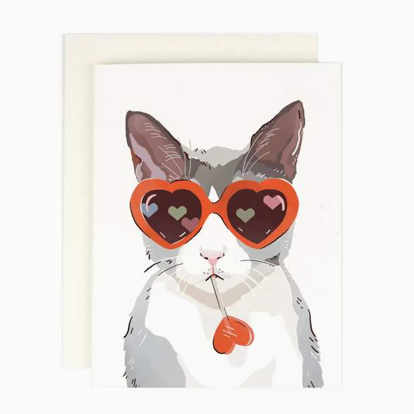 Be Mine Heart Eyes Cat