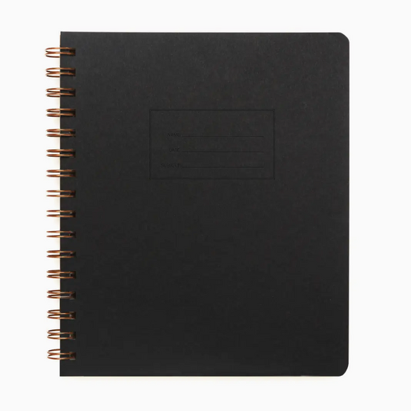 Lined Shorthand Notebook: Black