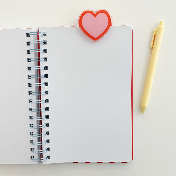 Blank Spiral Notebook: Bird with Envelope