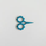 Small Ocean Blue Flower Embroidery Snips