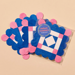 Blue + Pink Coasters