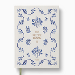 Blue & White Recipe Journal Notebook