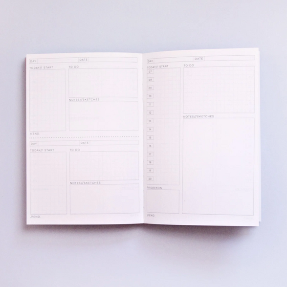 Undated Daily Planner: Ginger
