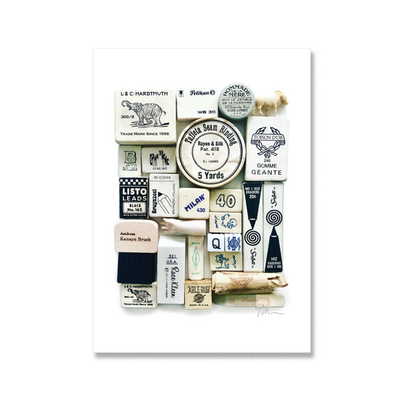 Eraser Arrangement No.6 Postcard