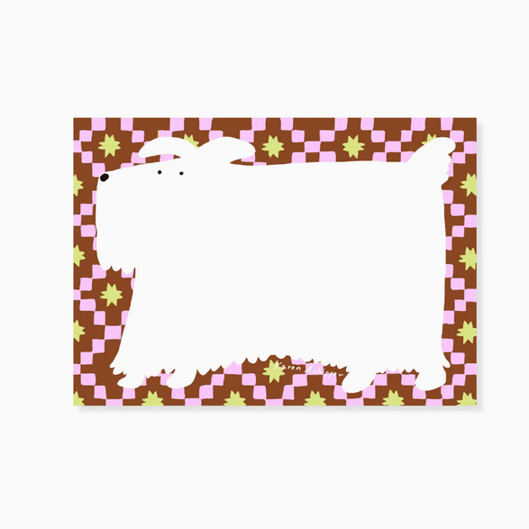 Folk Pattern Dog Notepad