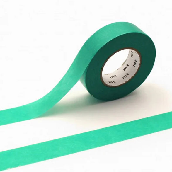 MT Washi Tape: Solid (15mm) - 20m - 10 options