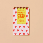 Lined Pocket Notebook: Hearts