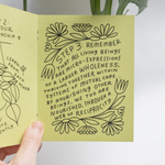 How to Keep a Plant Alive Zine