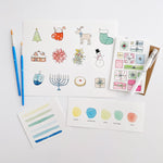 12.03.26 Winter + Holiday Watercolor Workshop Ticket (In-Studio)