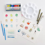 12.03.26 Winter + Holiday Watercolor Workshop Ticket (In-Studio)