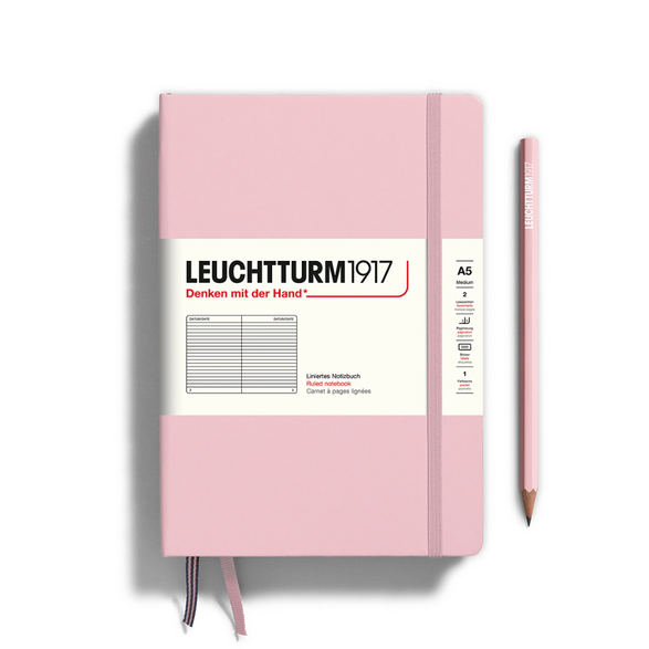 Leuchtturm Lined Notebook: Pink (A5)