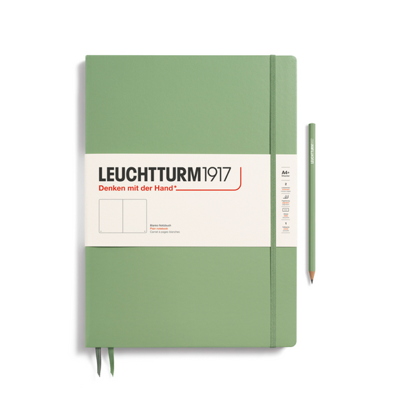 Leuchtturm Blank Notebook: Sage (A4+) - 235 pages