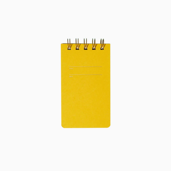 Lined Reporter Notebook - Mustard