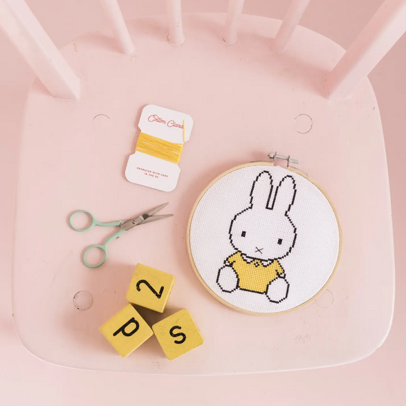 Cross Stitch Kit: Yellow Miffy