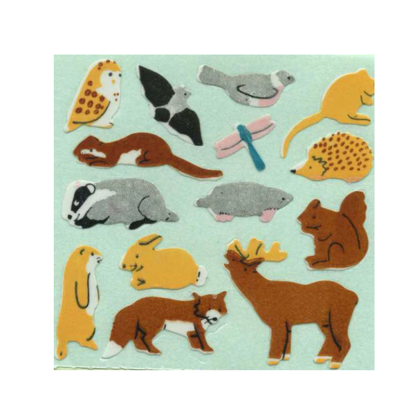 Mini Forest Friends: Sticker Tear Off Sheet (1)