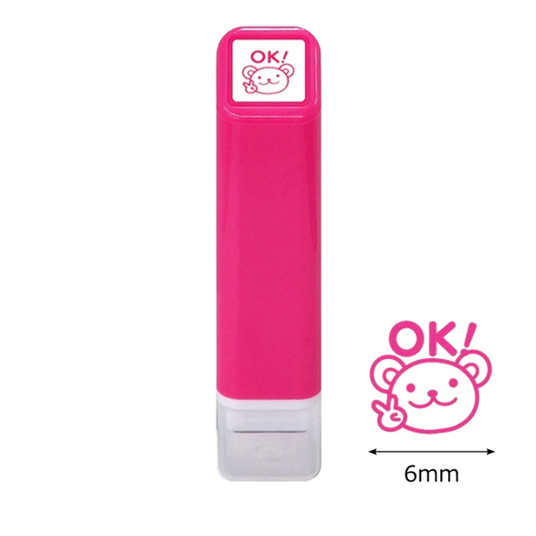 Mini Self-Inking Stamp: Ok Bear