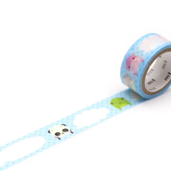 MT Washi Tape: Animal Speech Bubbles (15mm) - 3m