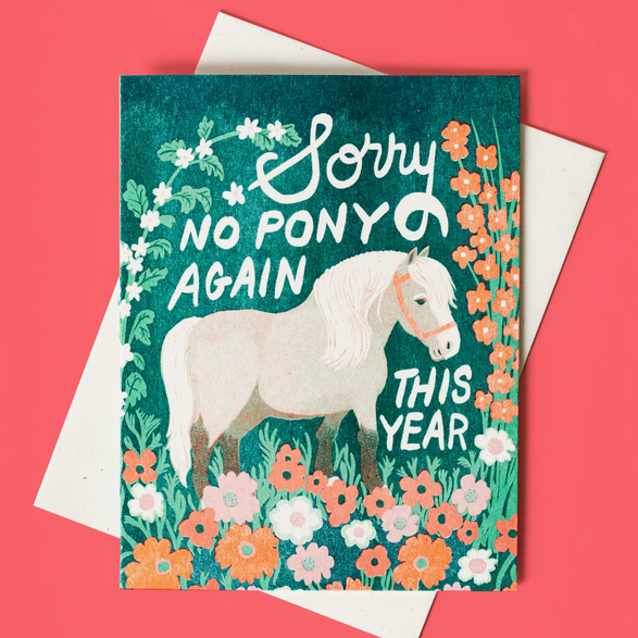 No Pony Birthday
