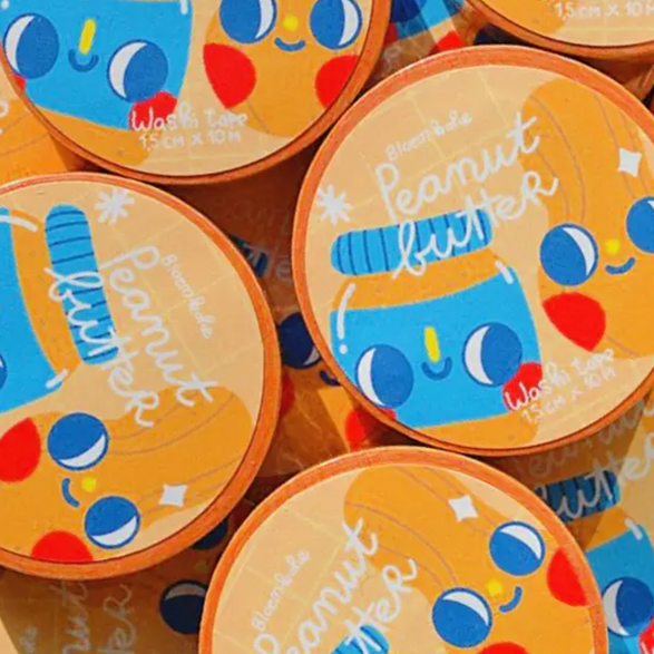 Peanut Butter Washi Tape (15mm)