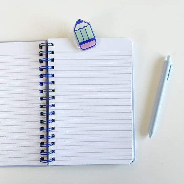 Multi-Paper Notebook: Pencil Pattern