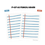 A5 Planner Pencil Board