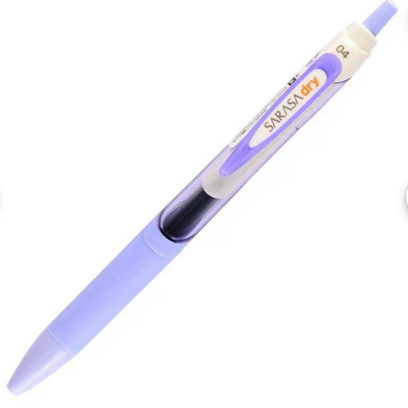 Zebra Sarasa Dry (0.4mm) - 6 color options
