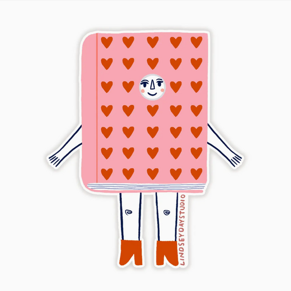 Romance Book Friend Sticker