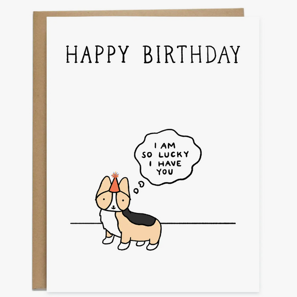 So Lucky Birthday Dog