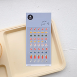 Mini School Supplies Sticker Sheet