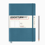 Leuchtturm Blank Notebook: Stone Blue (Softcover) - B5