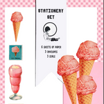 Strawberry Ice Cream Letter Set