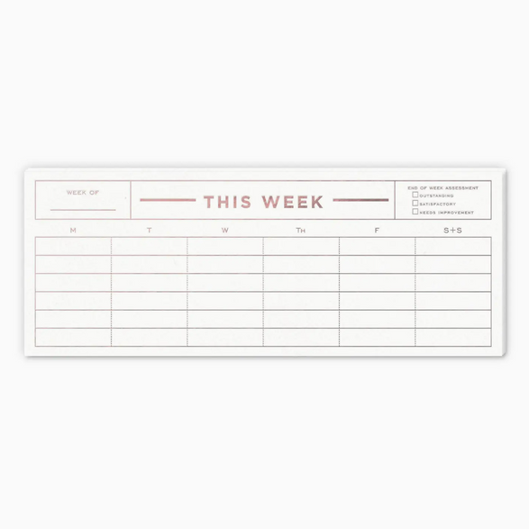 This Week Notepad
