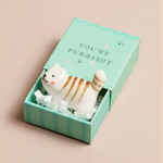 Tiny Cat Ceramic Sculpture