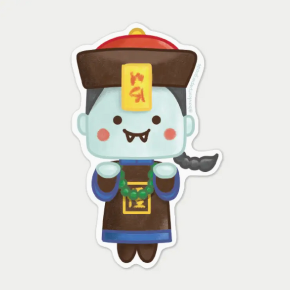 Chinese Vampire Sticker