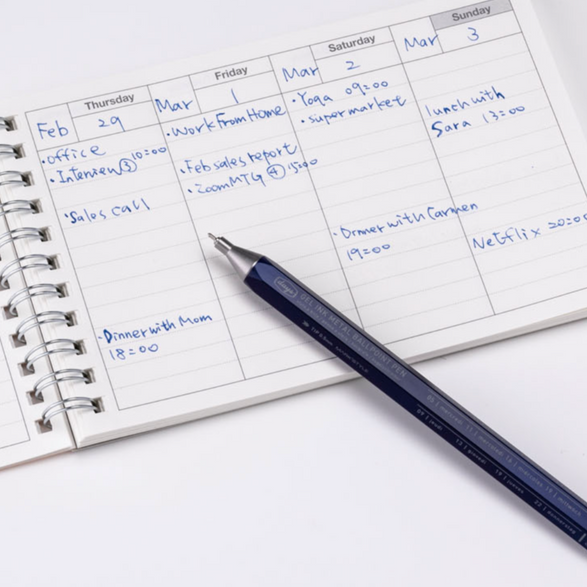 Undated Weekly Spiral Planner - Grey
