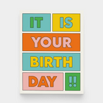 Your Birthday Color Blocks