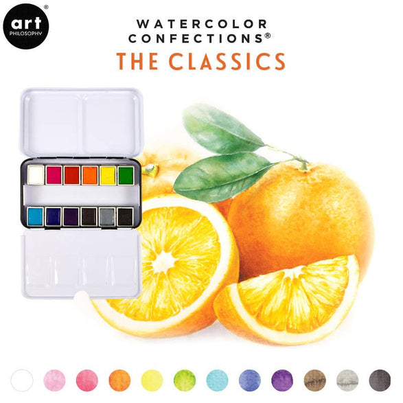Travel Watercolor Palette Set - 12 palette options