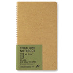 Traveler's Company Blank Spiral Notebook (Kraft Paper) - 2 Size Options