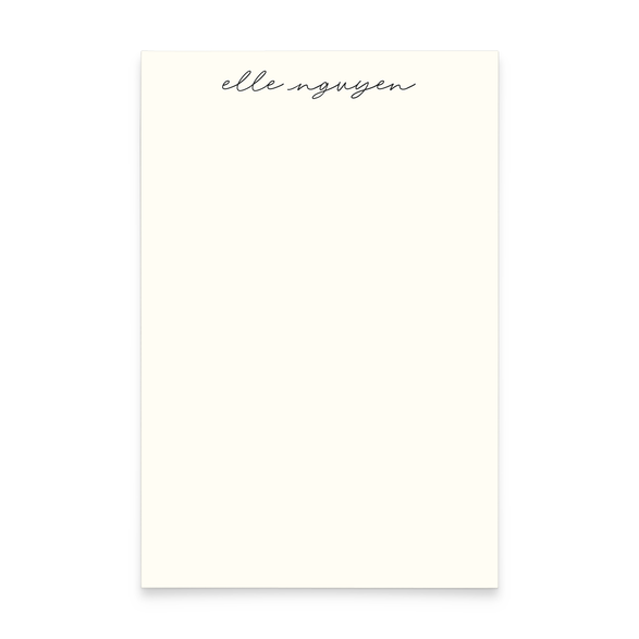 Custom 4x6 Notepads: Blank