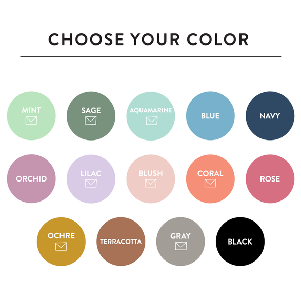 Custom Stationery: Color Block