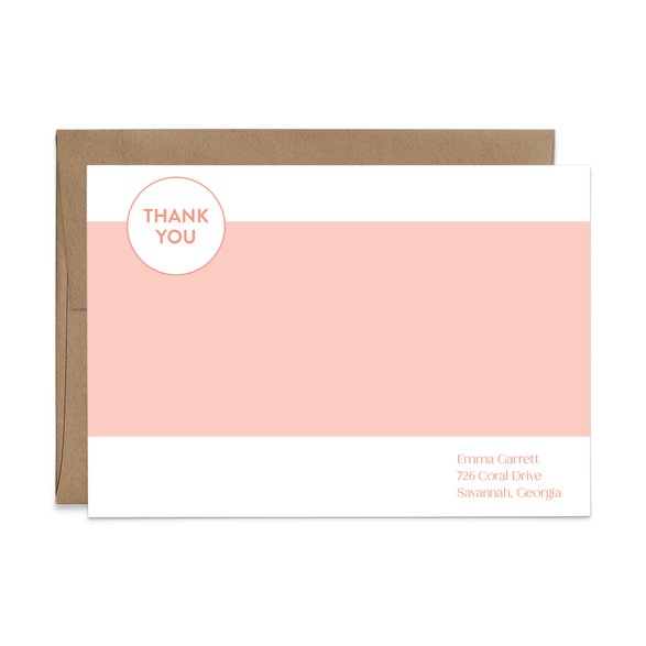 Custom Stationery: Color Block