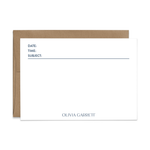 Custom Stationery: Modern Telegram - 14 Color Options