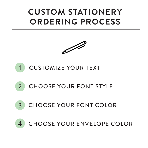 Custom Stationery: Texas