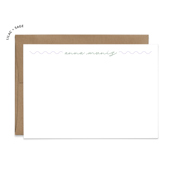 Custom Stationery: Squiggle