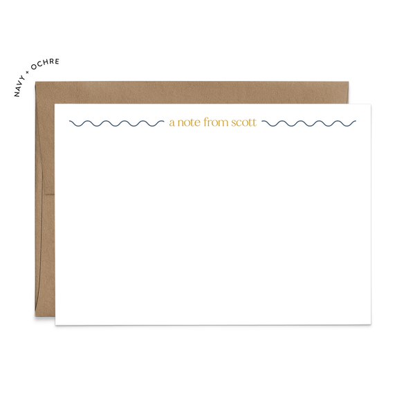 Custom Stationery: Squiggle