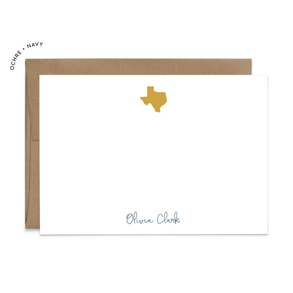 Custom Stationery: Texas
