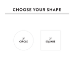 Custom 2" Sticker Labels: Snail Mail