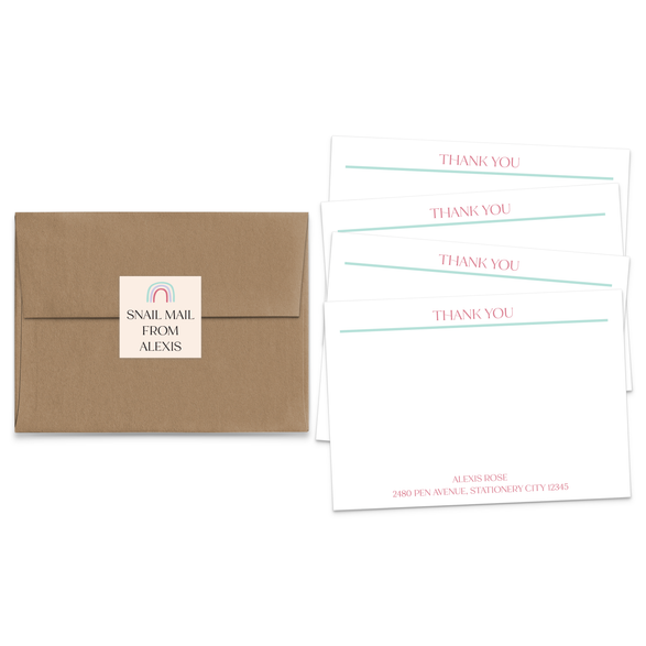 Custom 2" Sticker Labels: Snail Mail
